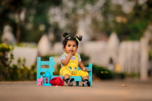 1 year baby photoshoot | kids portrait