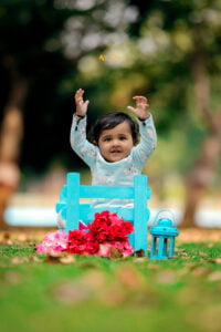 1 year baby girl photoshoot | kids portrait