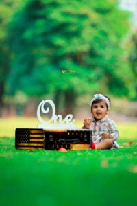 1 year baby girl photoshoot | kids portrait