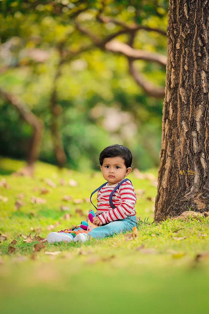 baby photoshoot in eco park nanded city pune 1 year baby photoshoot | kids portrait