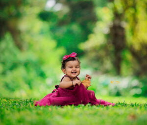1 year baby girl photoshoot | kids portrait
