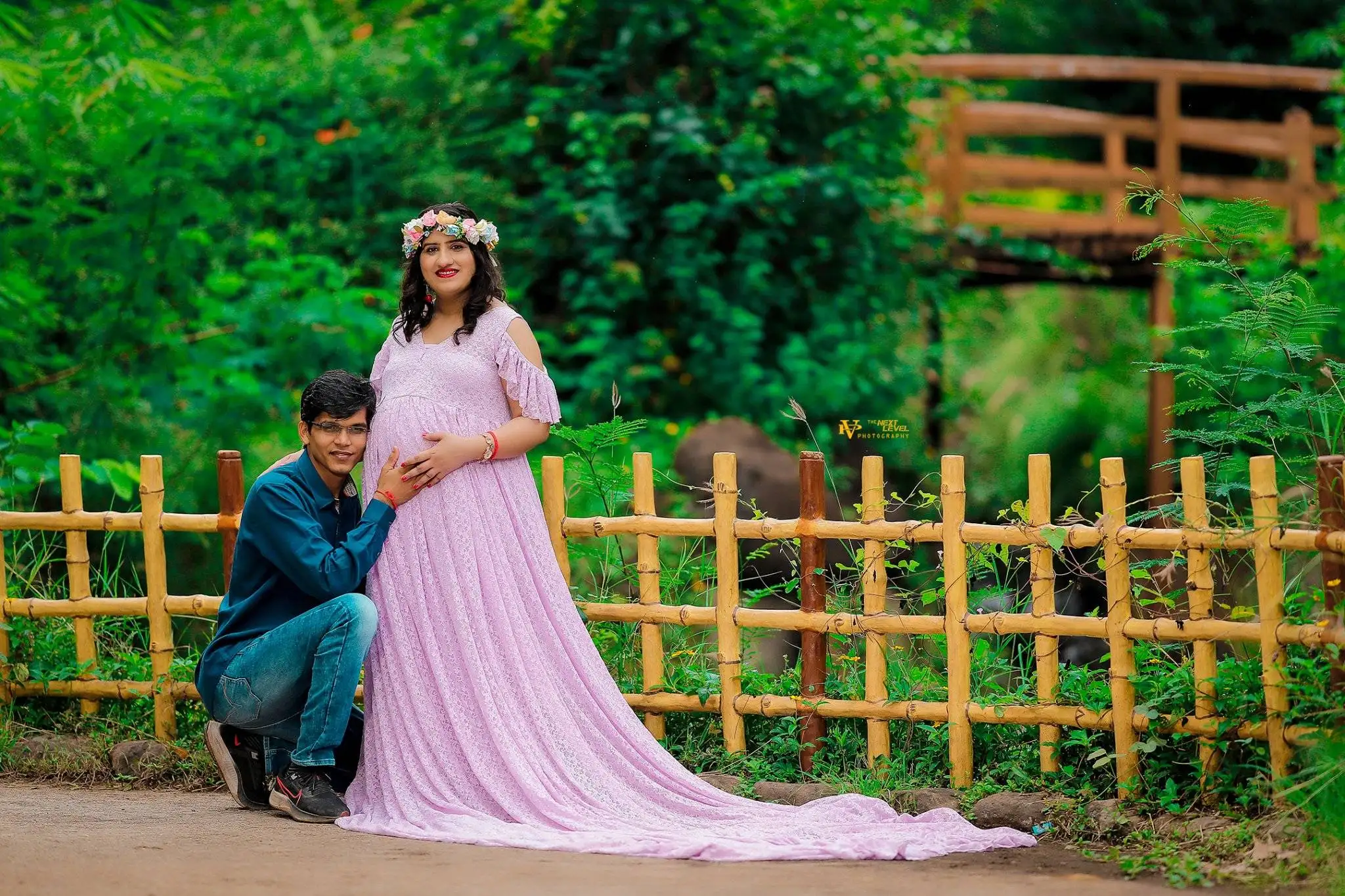 maternity photography in pu la deshpande garden