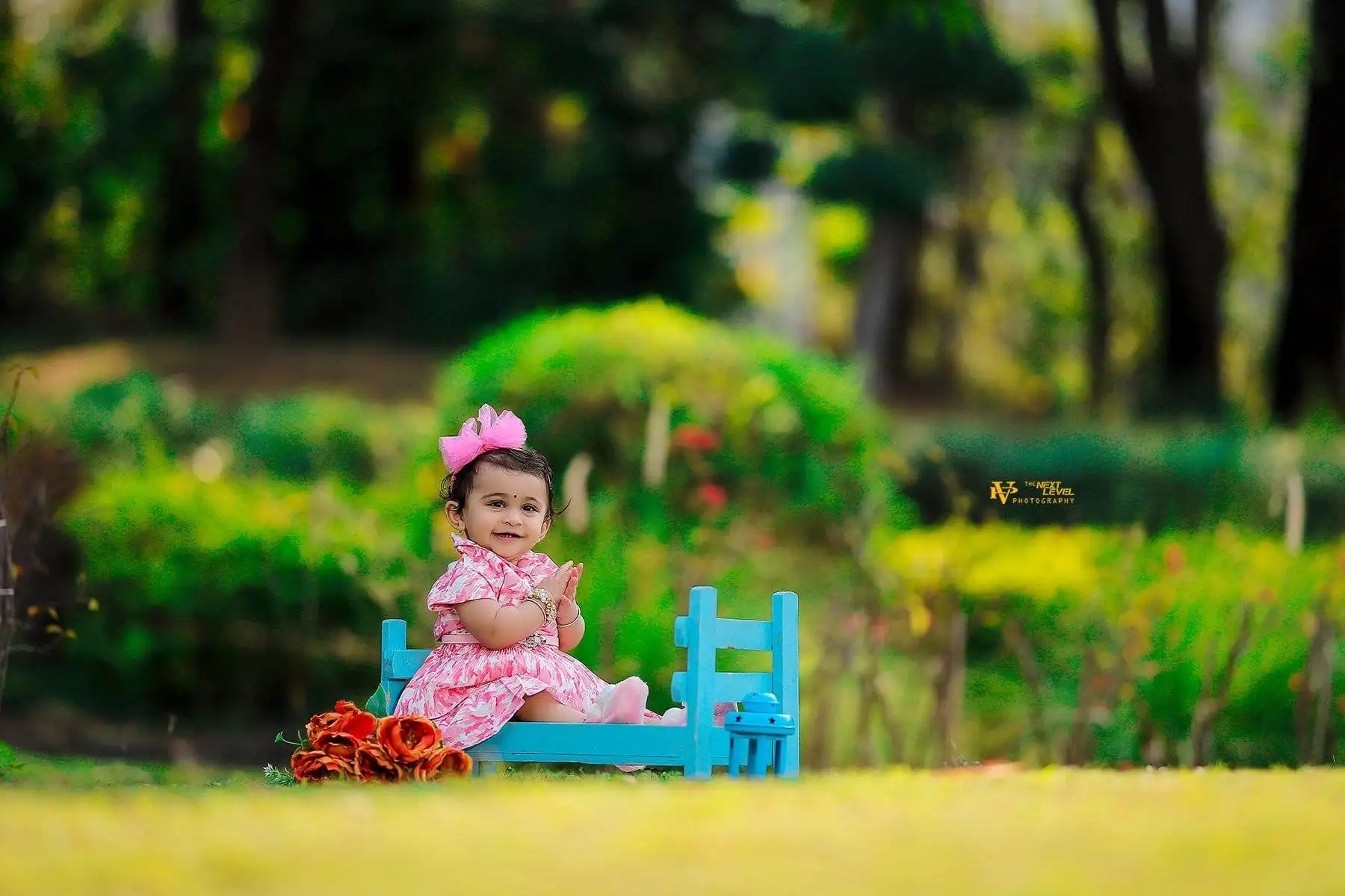 One Year Baby Girl Photoshoot