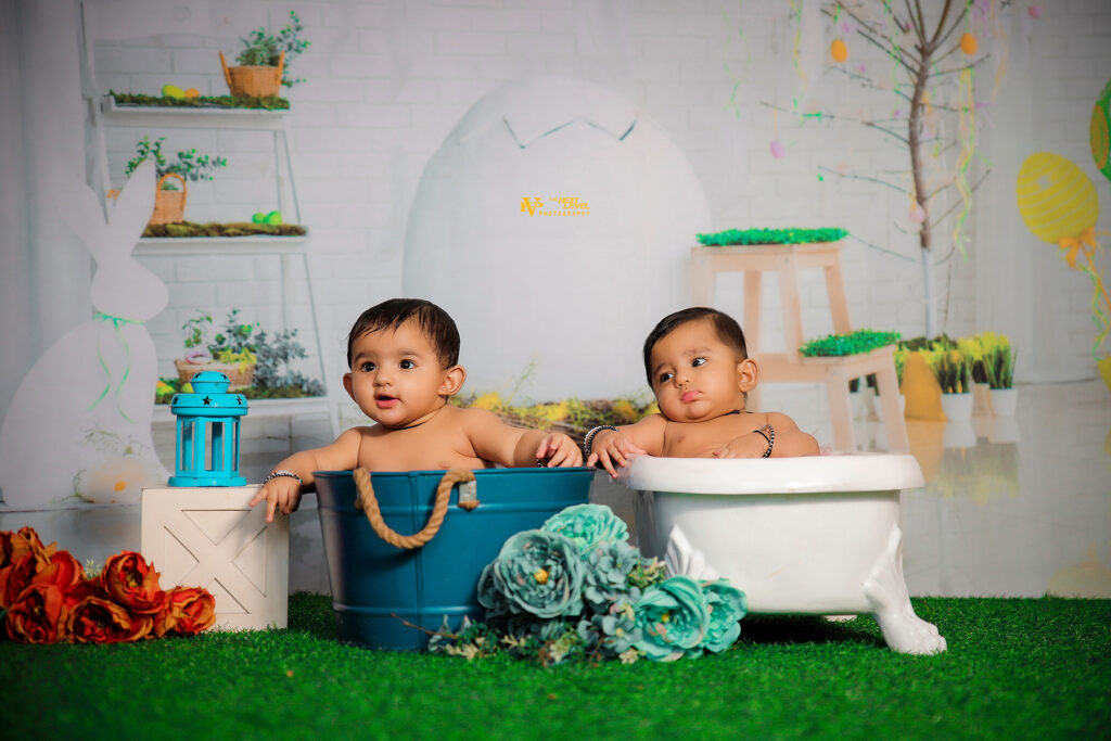 Twins Baby Photoshoot In Pune (2)