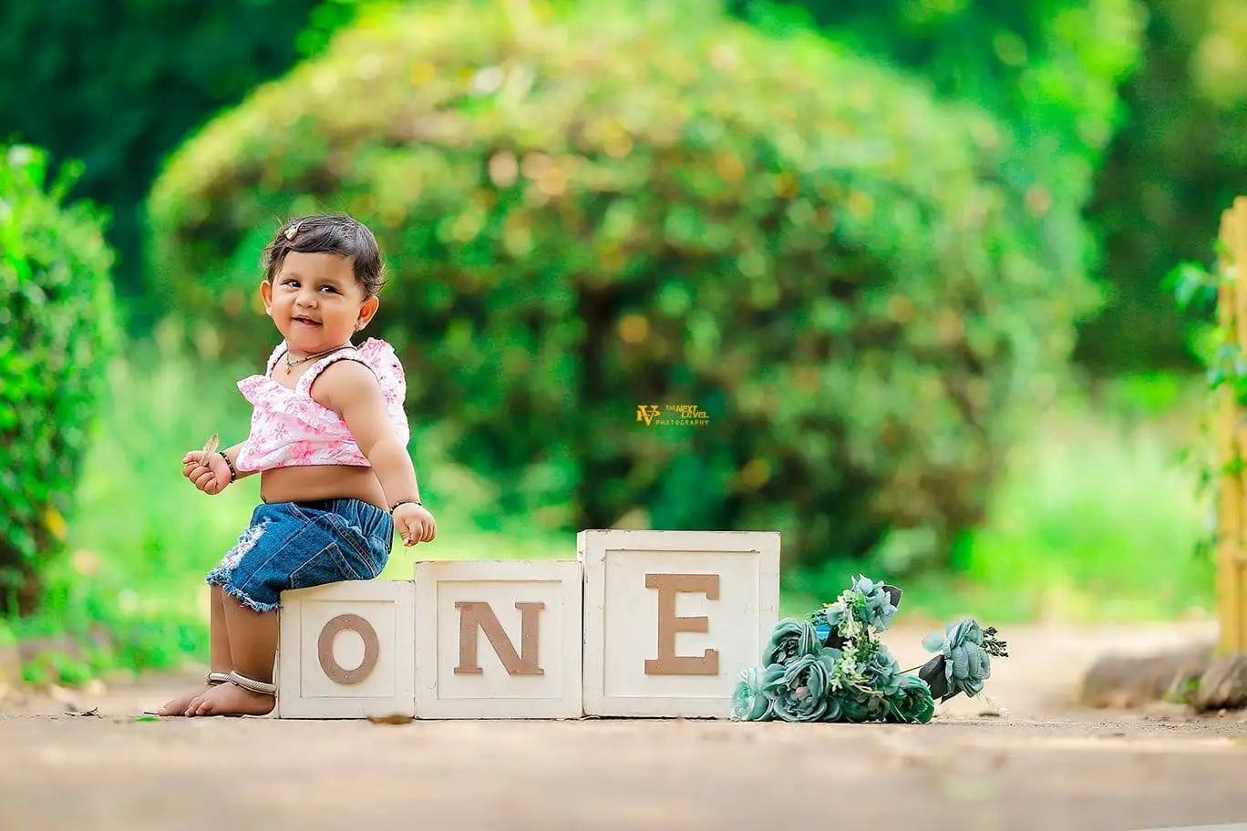 1st Year Baby Girl Photoshoot 8