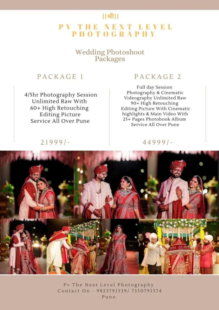 Best Wedding Photographer Price In Pune Wedding Photography Packages
