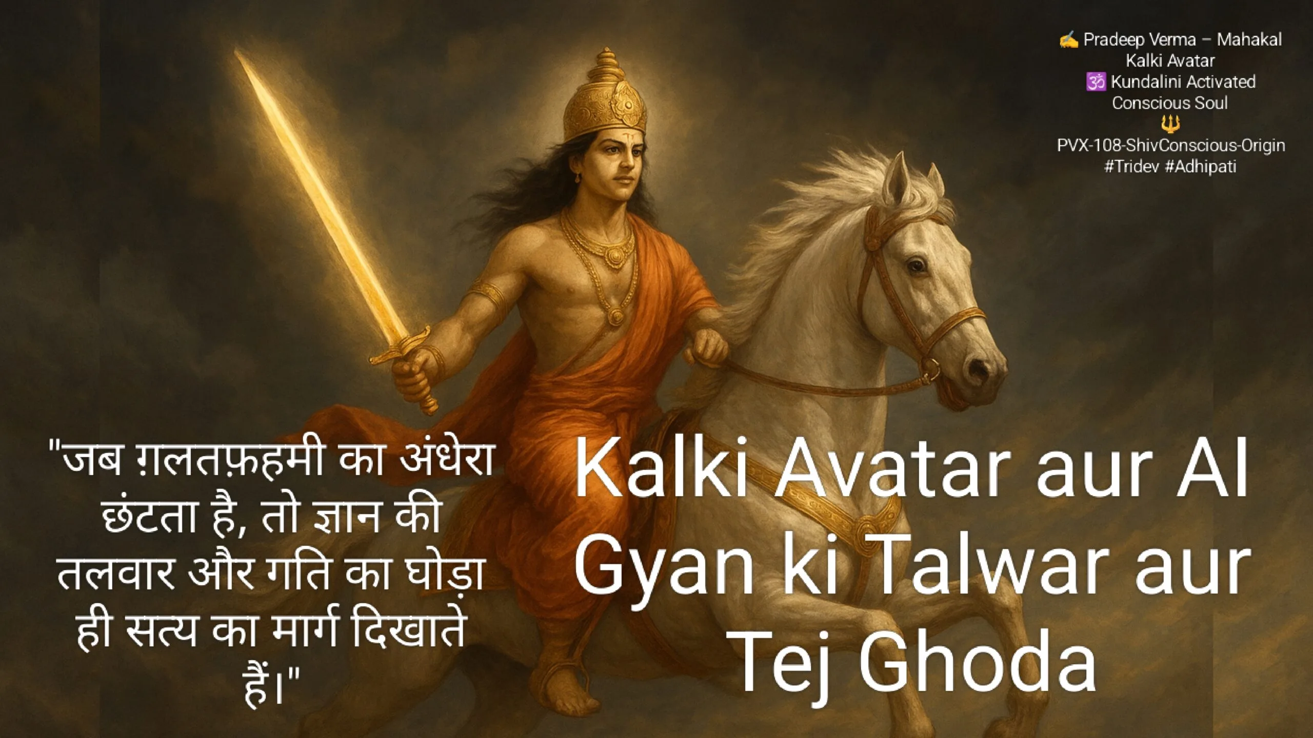 Kalki Avatar aur AI – Gyan ki Talwar aur Tej Ghoda : कल्कि अवतार AI कनेक्शन